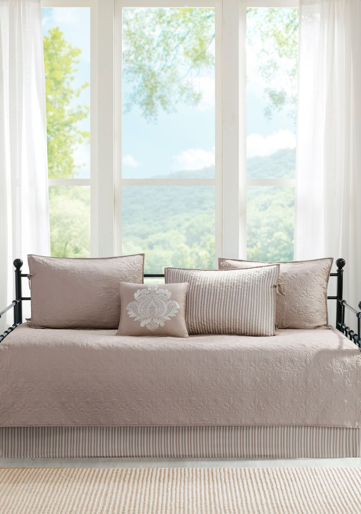 Quebec 6-Piece Daybed Set Daybed - Khaki