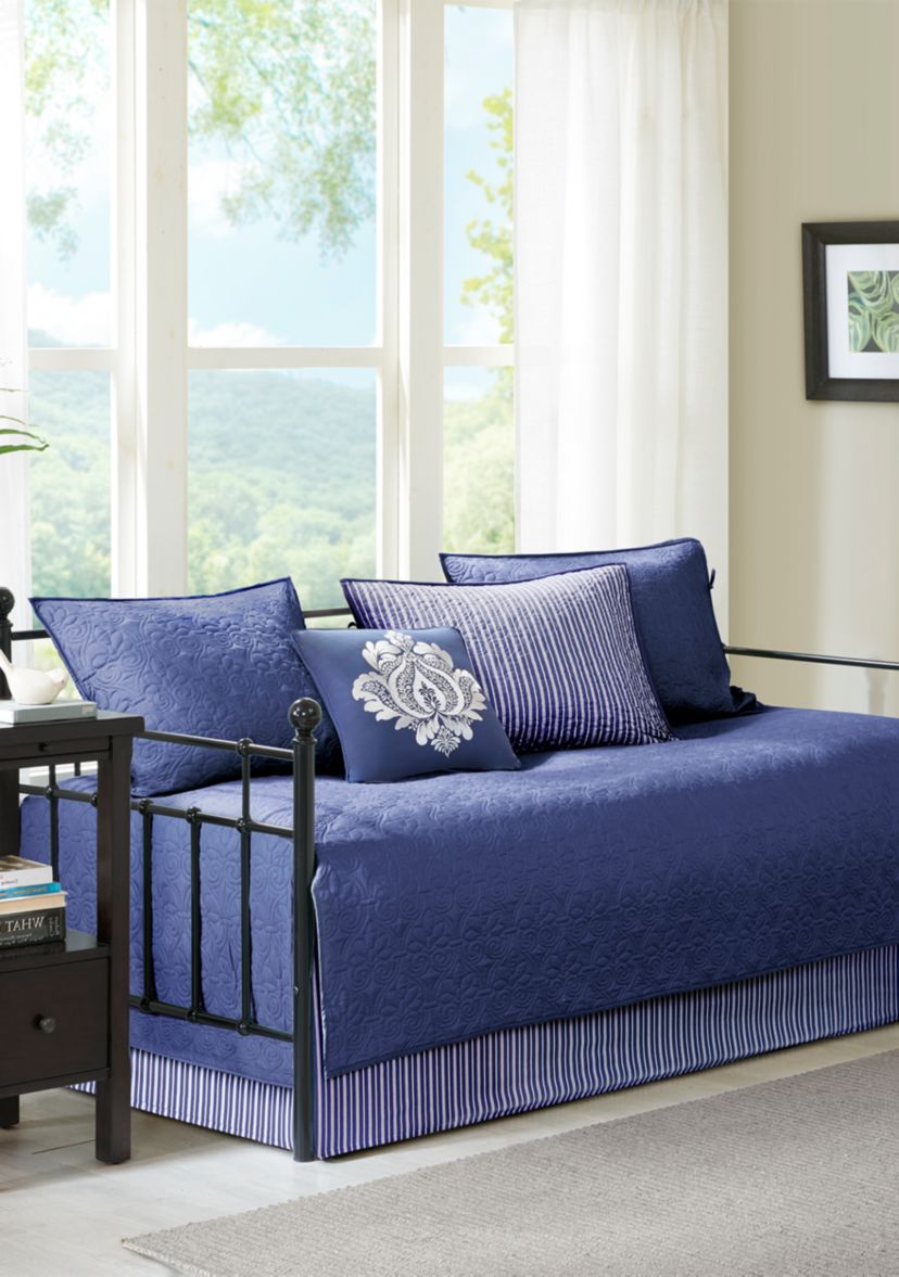 Quebec 6-Piece Daybed Set - Navy