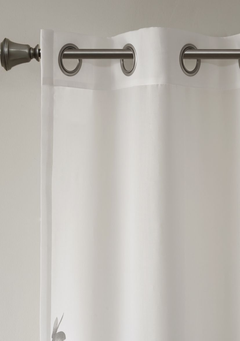 Cecily Burnout Printed Window Panel