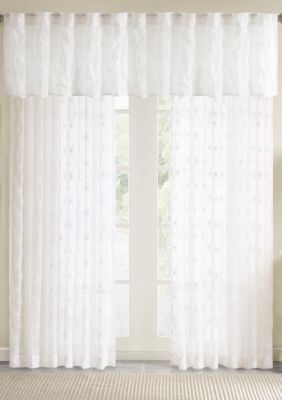 Gemma Sheer Embroidered Window Valance