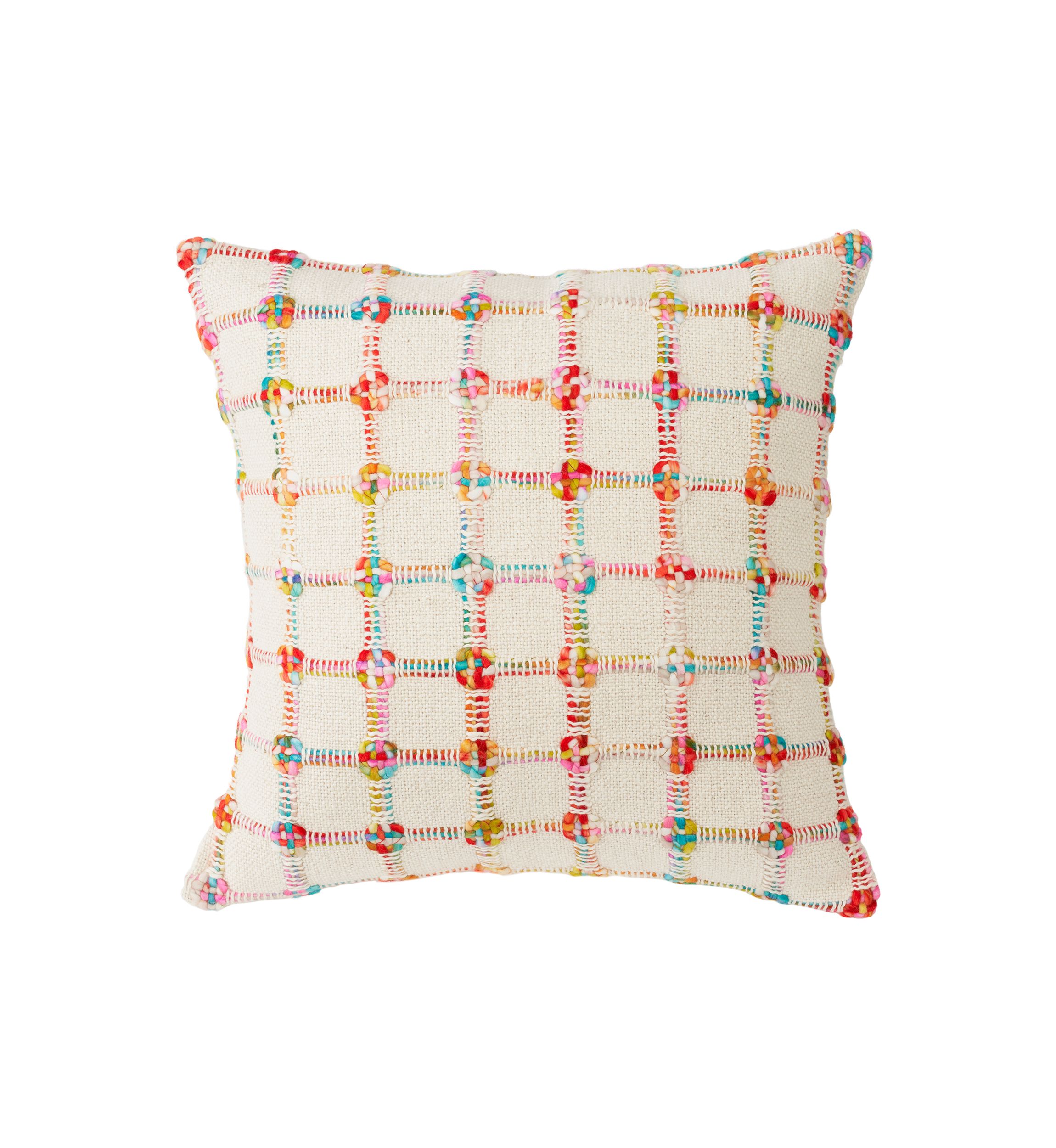 Space Dyed Plaid Pillow