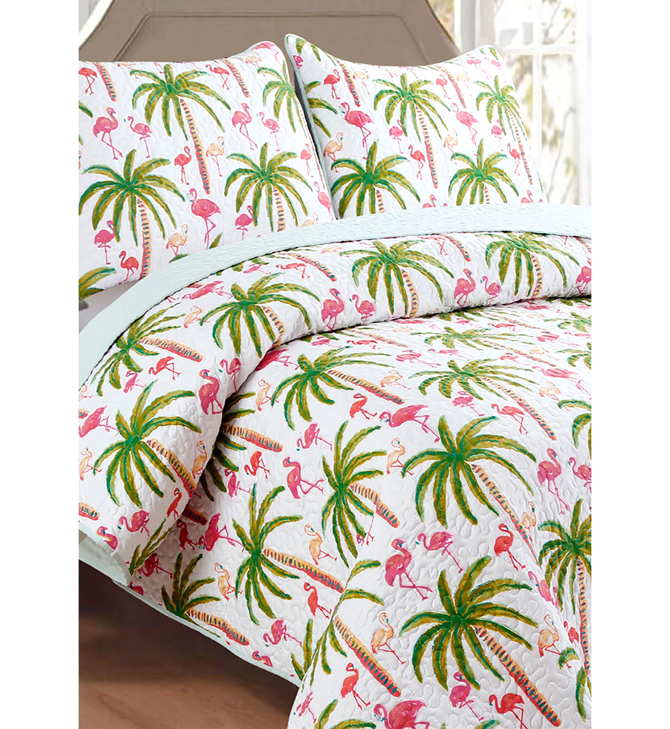 Flamingo Quilt Set