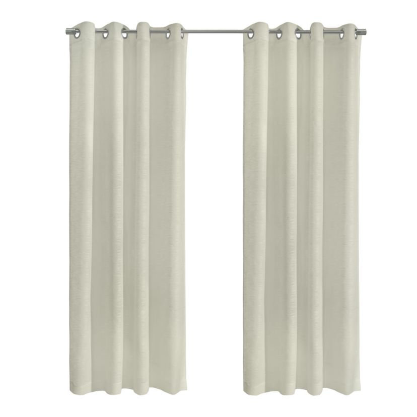 Boucle Sheer Grommet Curtain Panel