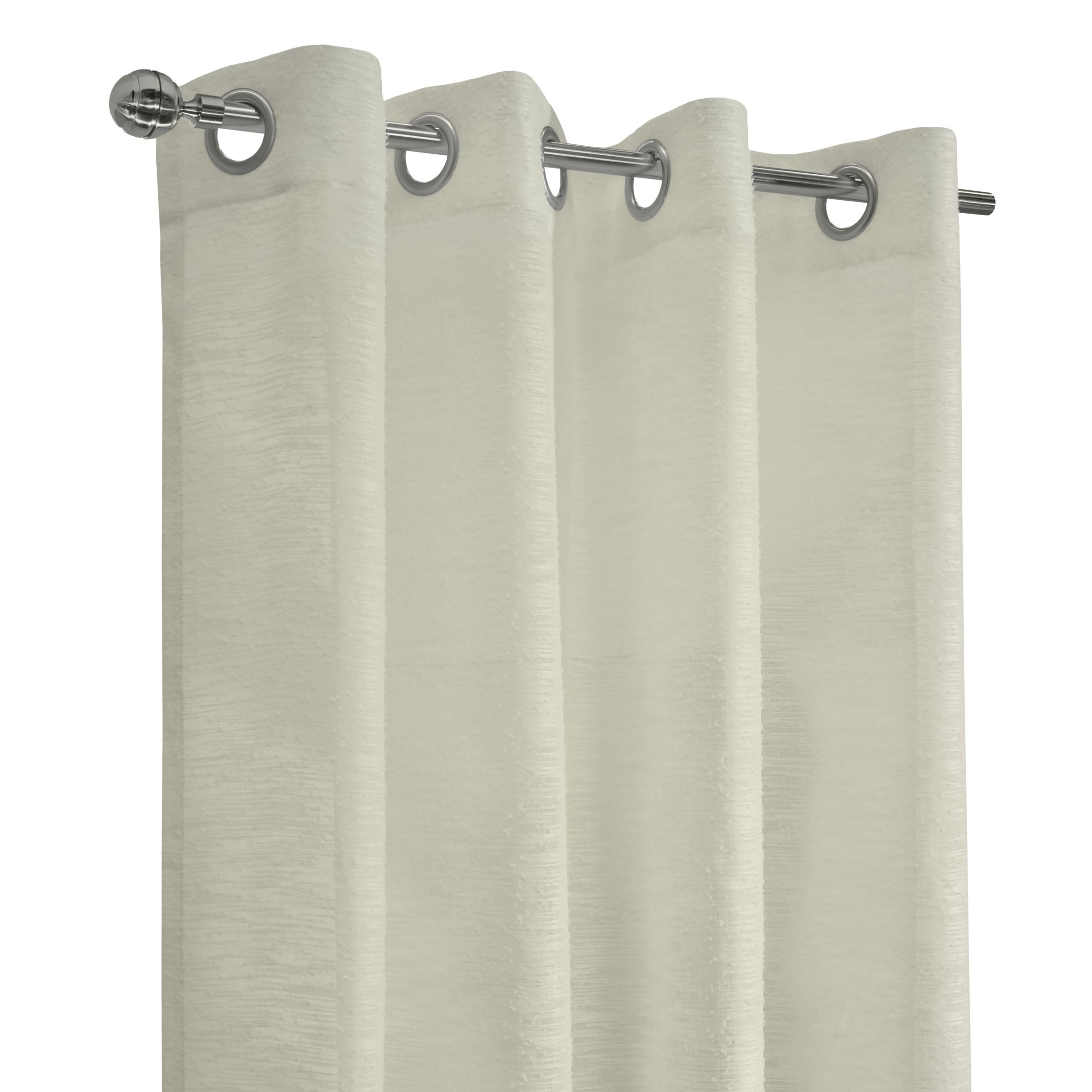 Boucle Sheer Grommet Curtain Panel