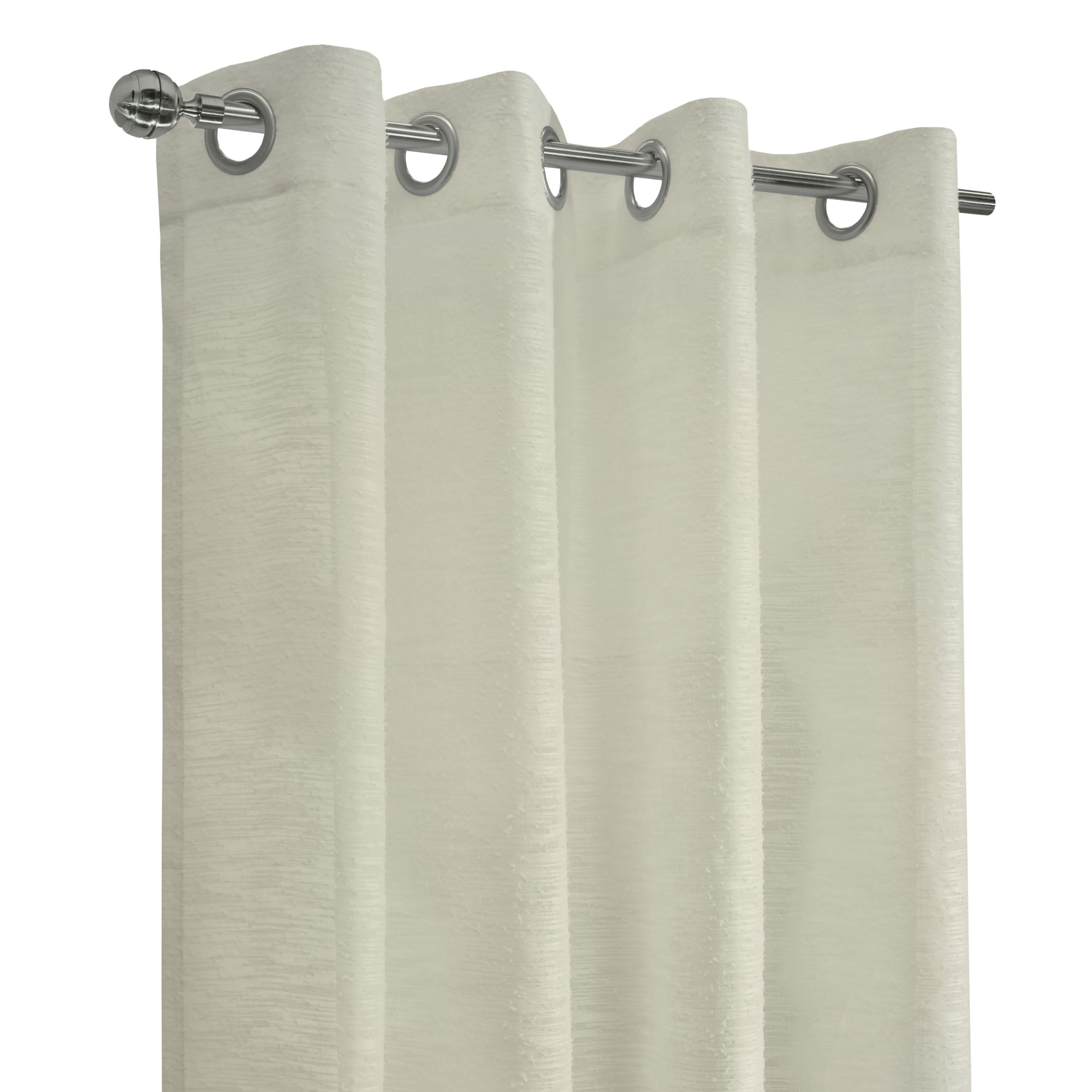 Boucle Sheer Grommet Curtain Panel