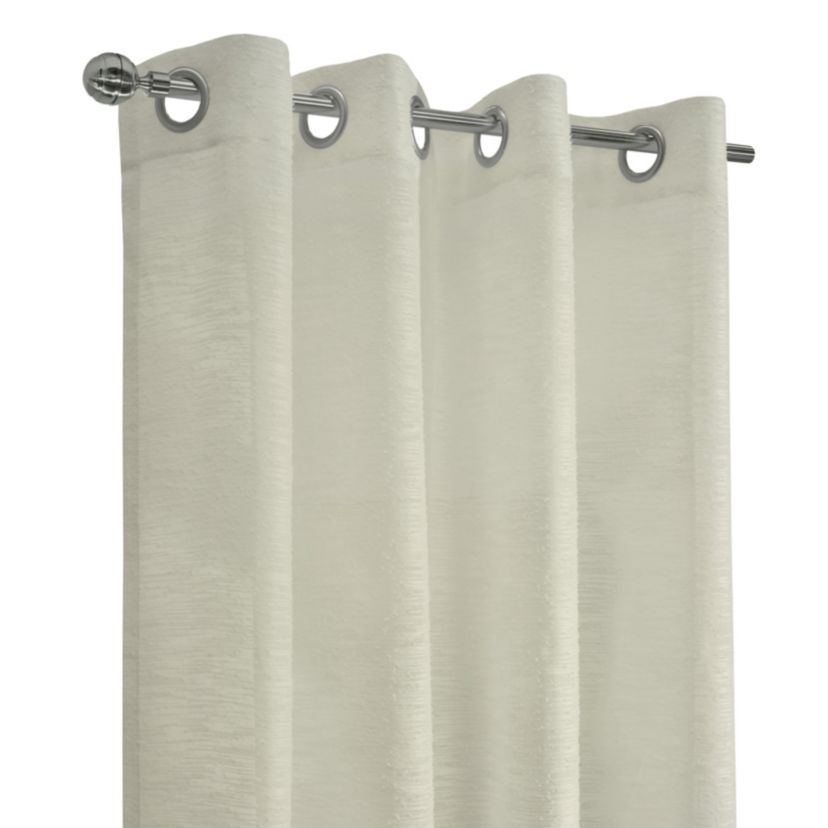 Boucle Sheer Grommet Curtain Panel