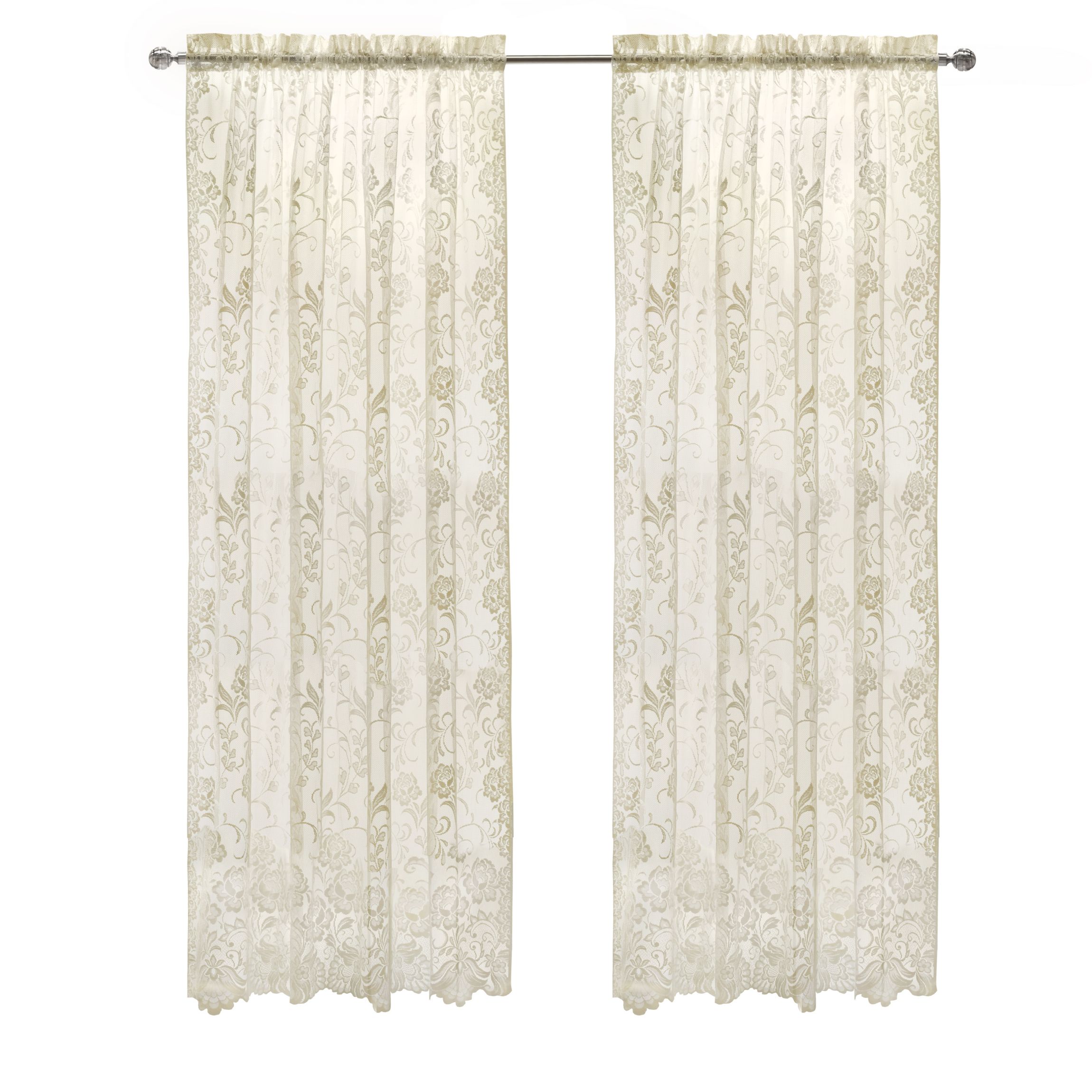 Limoges Sheer Rod Pocket Curtain Panel