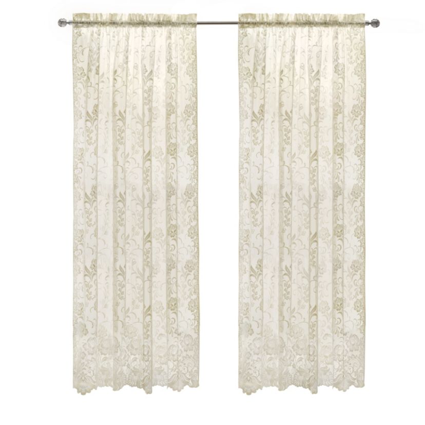 Limoges Sheer Rod Pocket Curtain Panel