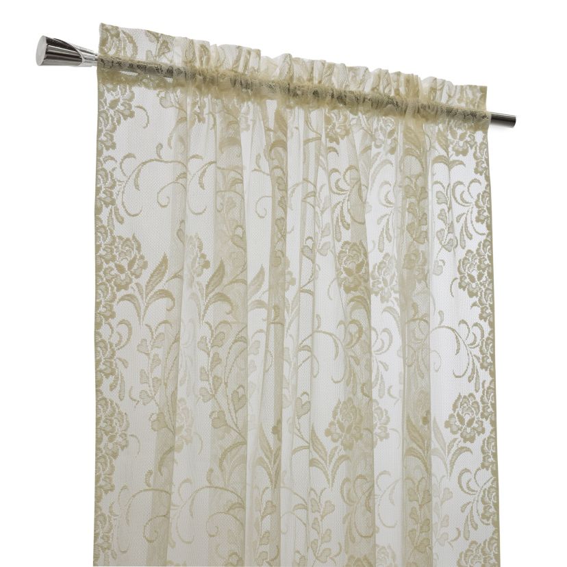 Limoges Sheer Rod Pocket Curtain Panel