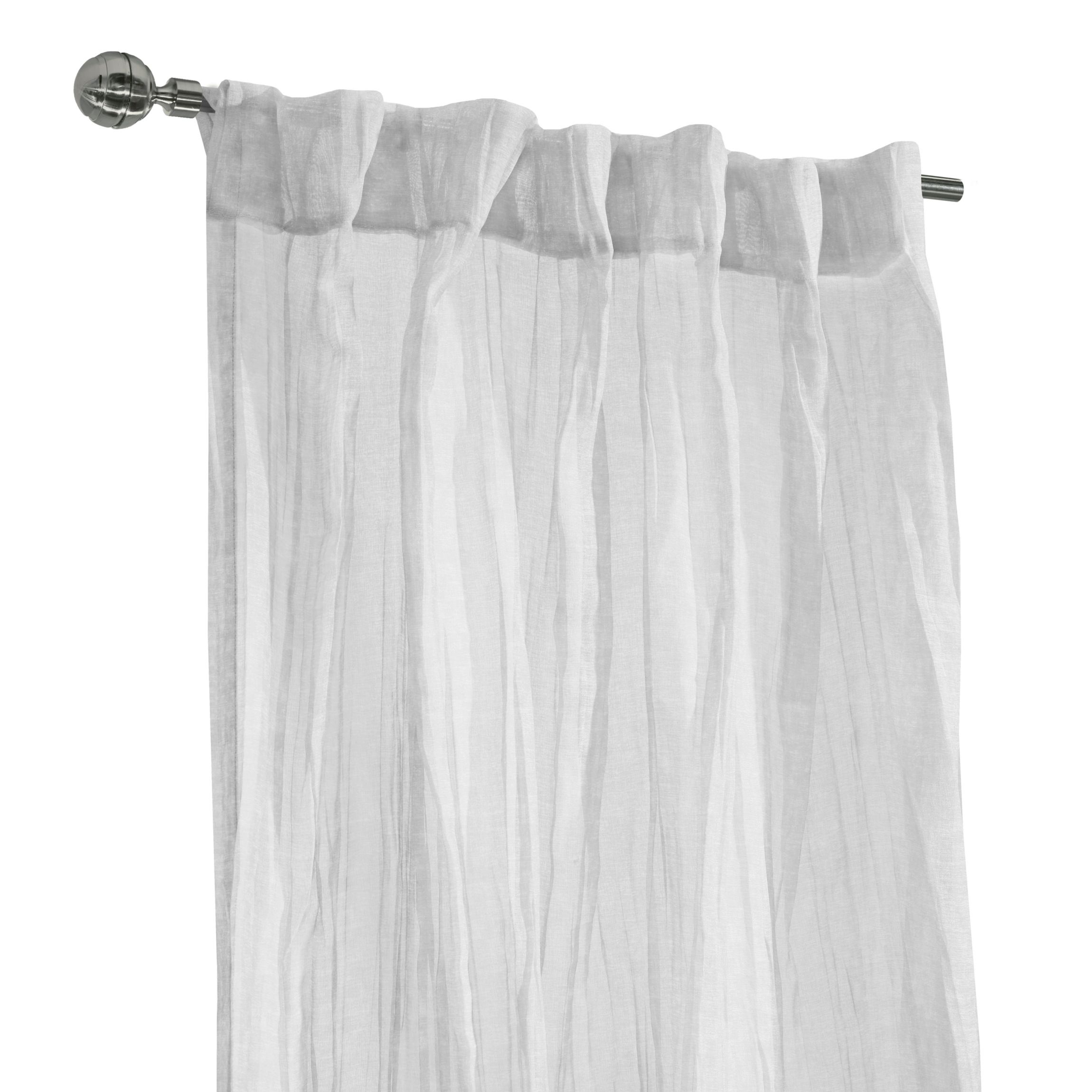 Paloma Sheer Dual Header Curtain Panel