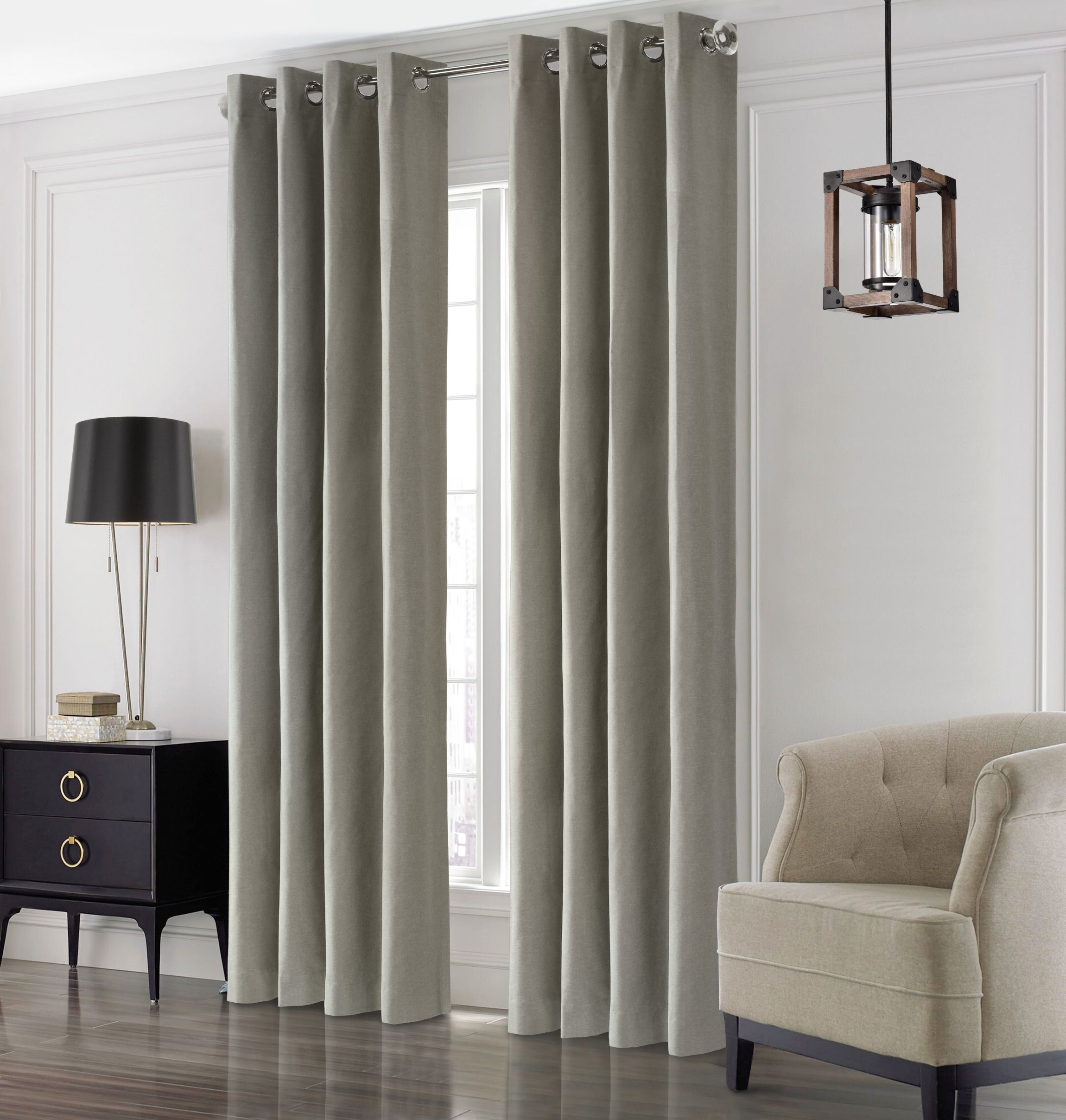 Edison Blackout Grommet Curtain Panel