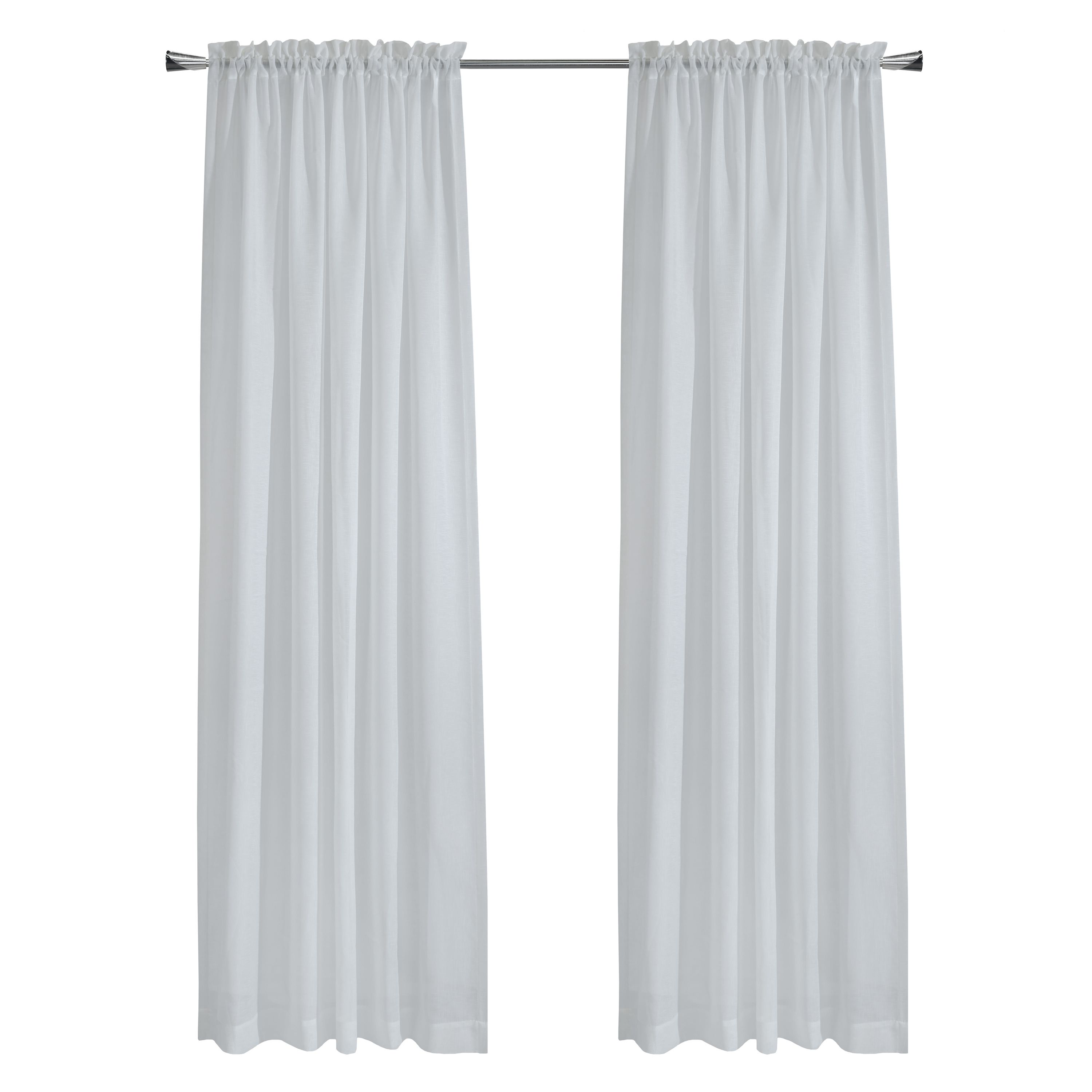 Cote dAzure Sheer Rod Pocket Curtain Panel