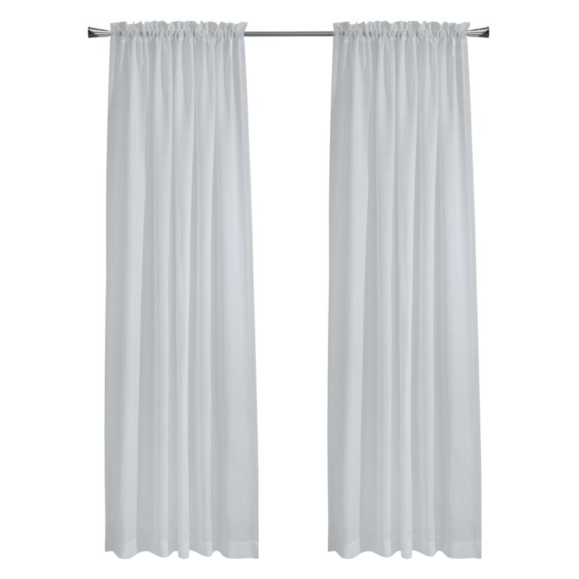 Cote dAzure Sheer Rod Pocket Curtain Panel