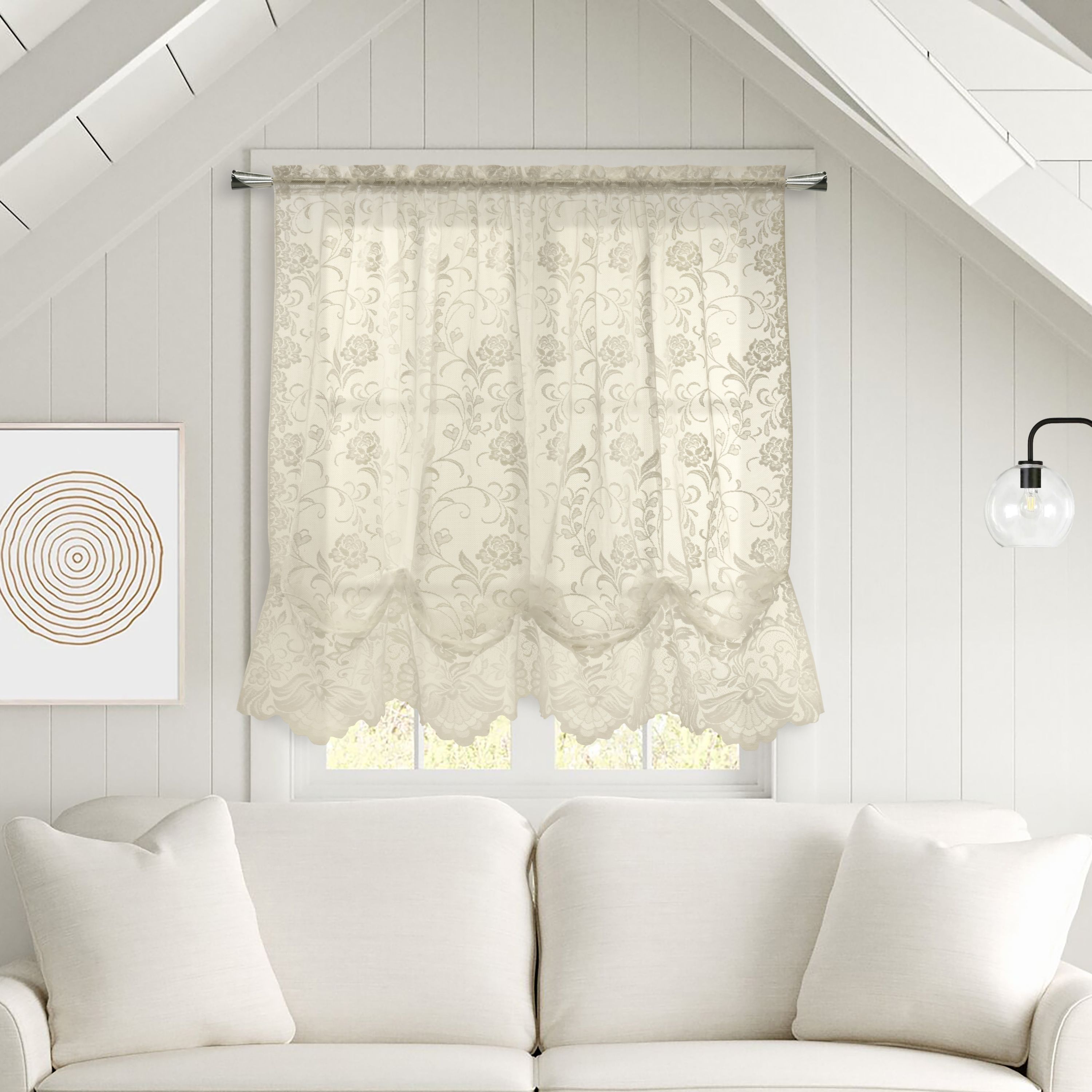 Limoges Sheer Rod Pocket Balloon Curtain