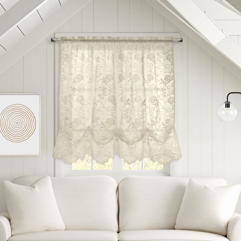 Limoges Sheer Rod Pocket Balloon Curtain