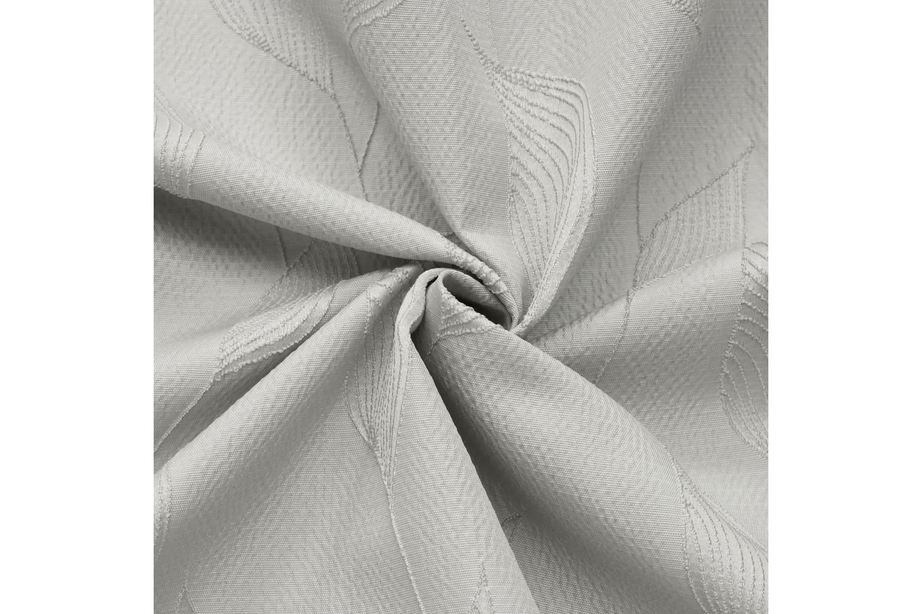 Corsica Light Filtering Grommet Curtain Panel 52 x 84 in Grey