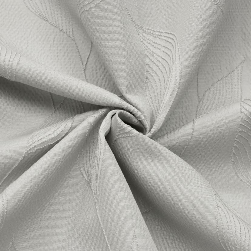 Corsica Light Filtering Grommet Curtain Panel 52 x 84 in Grey
