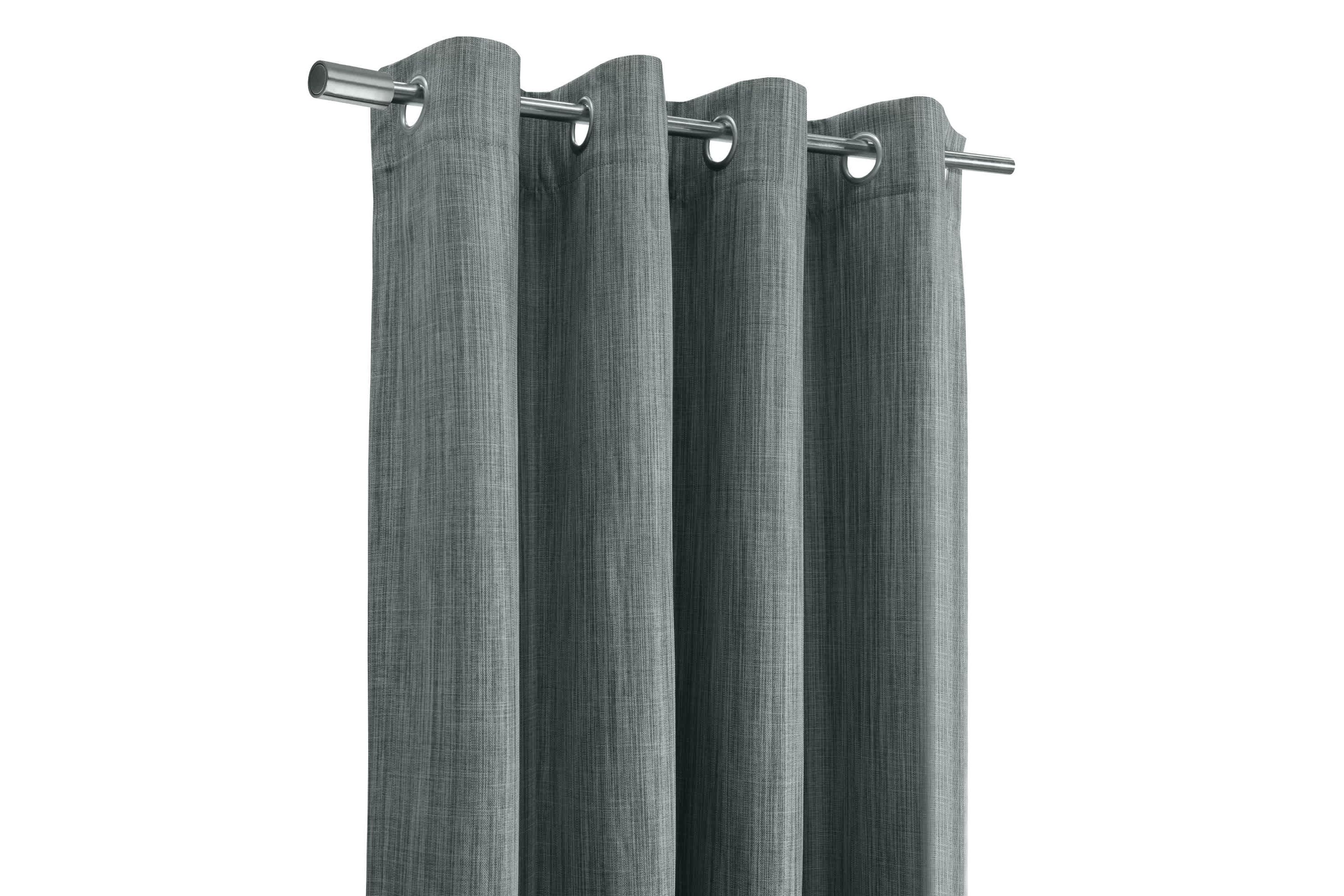 Bryson Room Darkening Grommet Curtain Panel 52 x 63 in Grey