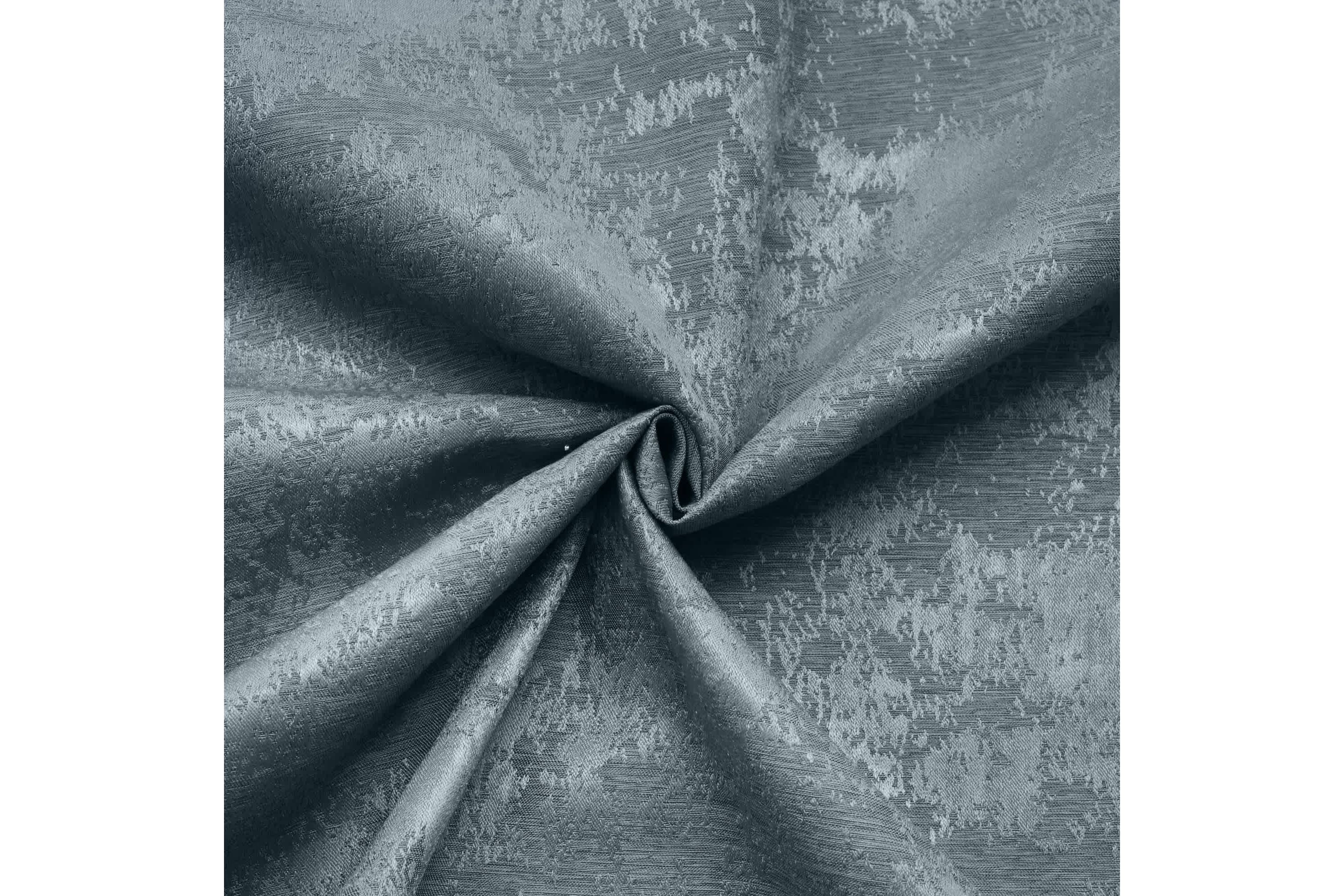 Portland Light Filtering Grommet Curtain Panel 52 x 108 in Steel Blue