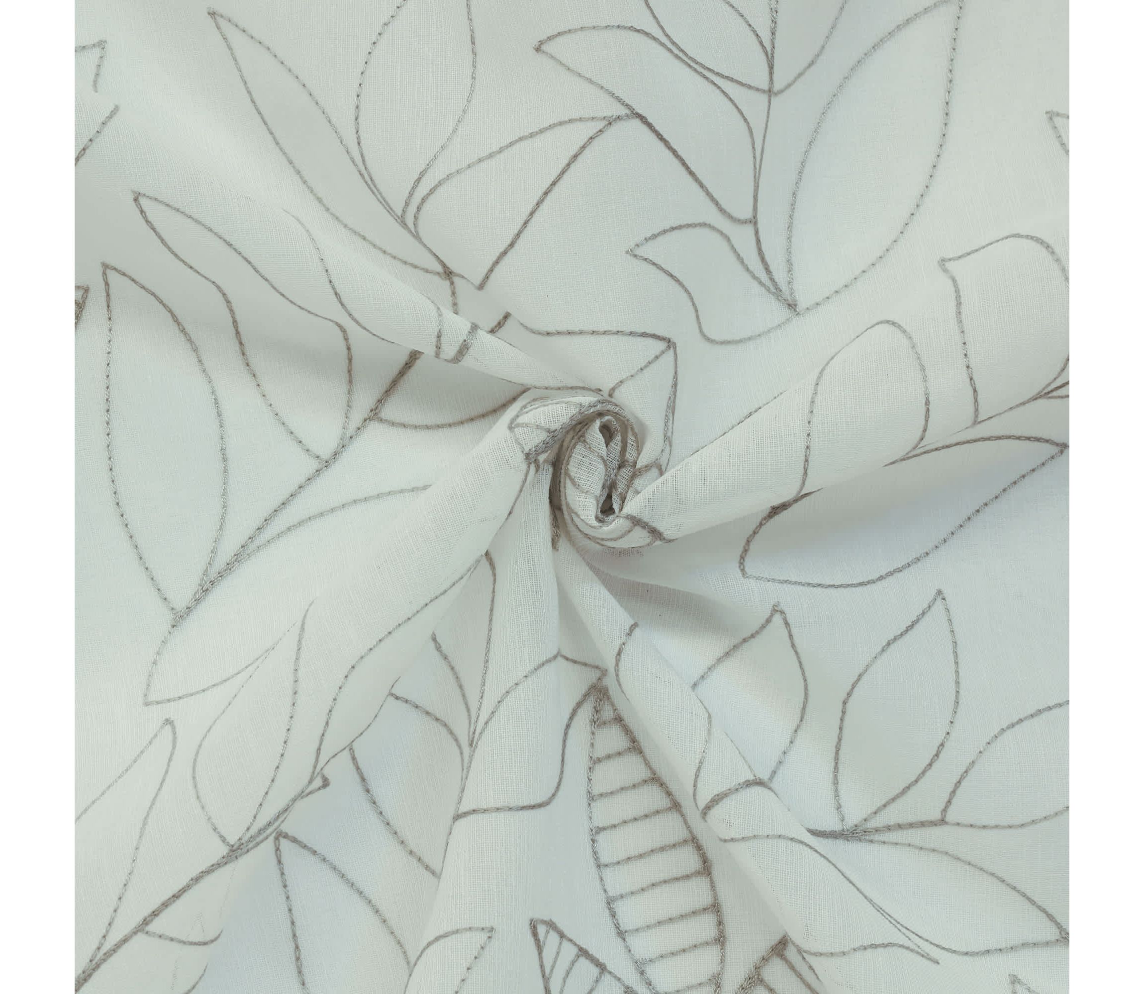 Valentina Sheer Grommet Curtain Panel 52 x 63 in Grey
