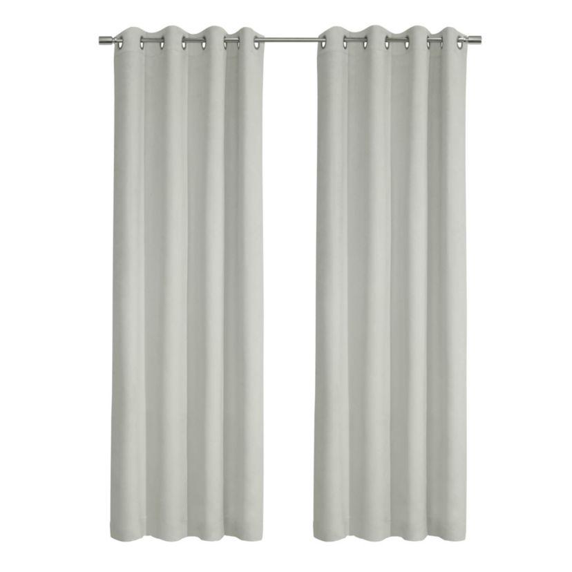 Navar Blackout Grommet Curtain Panel 54 x 63 in White