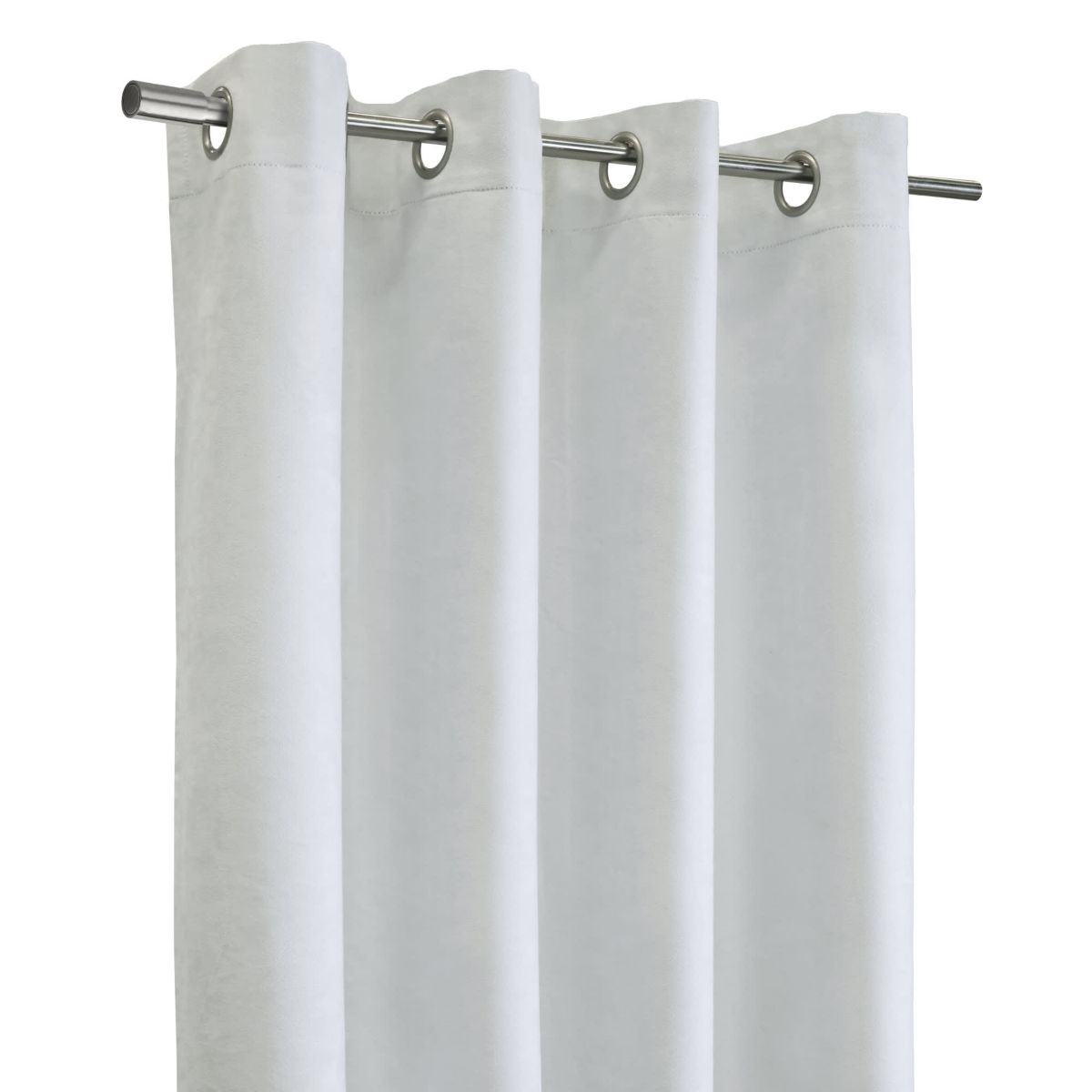 Navar Blackout Grommet Curtain Panel 54 x 63 in White