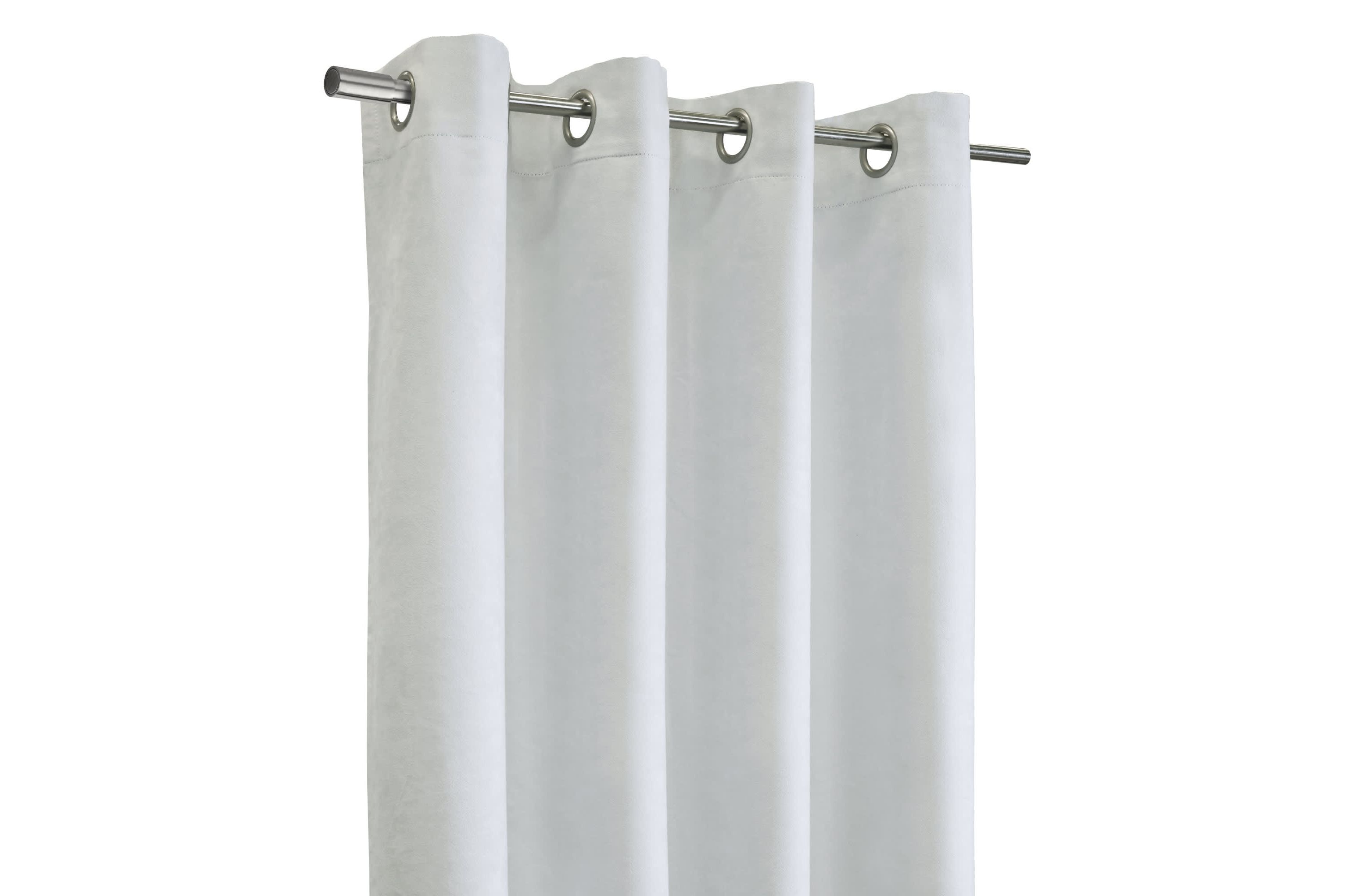 Navar Blackout Grommet Curtain Panel 54 x 63 in White