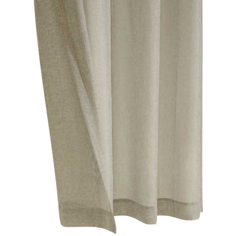 Limbourg Light Filtering Grommet Curtain Panel 52 x 108 in Linen