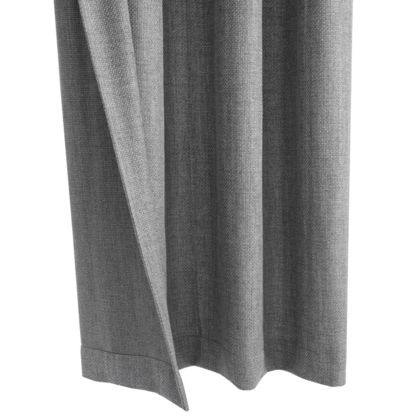 Sanders Light Filtering Grommet Curtain Panel 52 x 63 in Grey