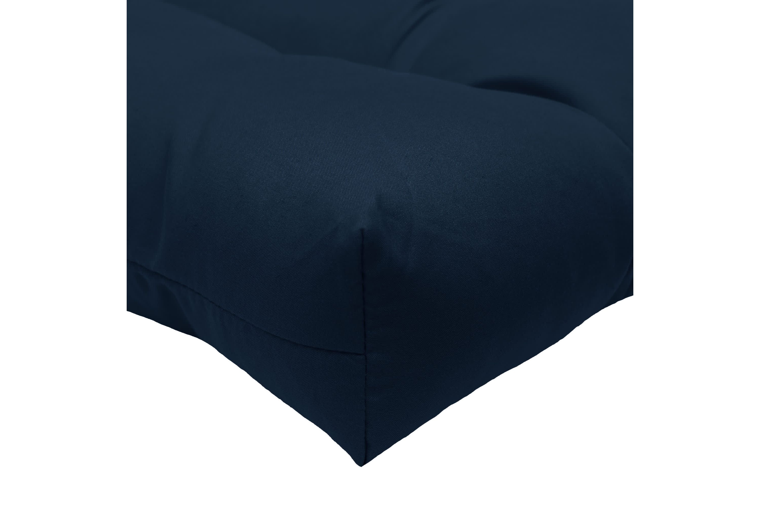 Tufted Chair Pad Pack of 2 15 X 15 Navy