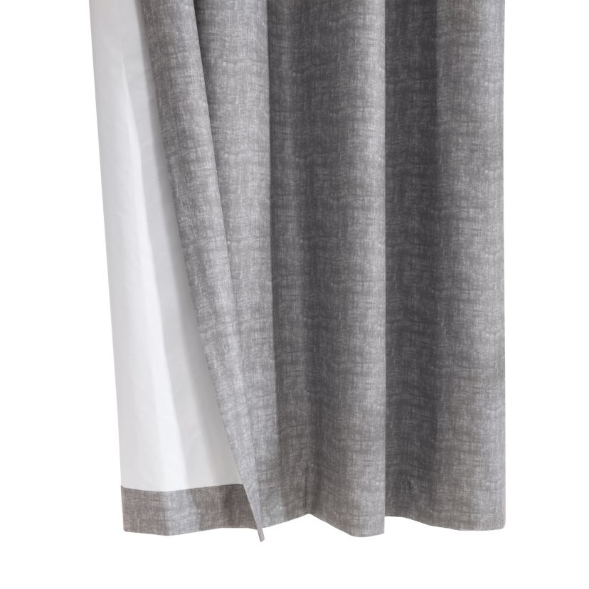 Mason Blackout Grommet Curtain Panel 52 x 108 in Grey