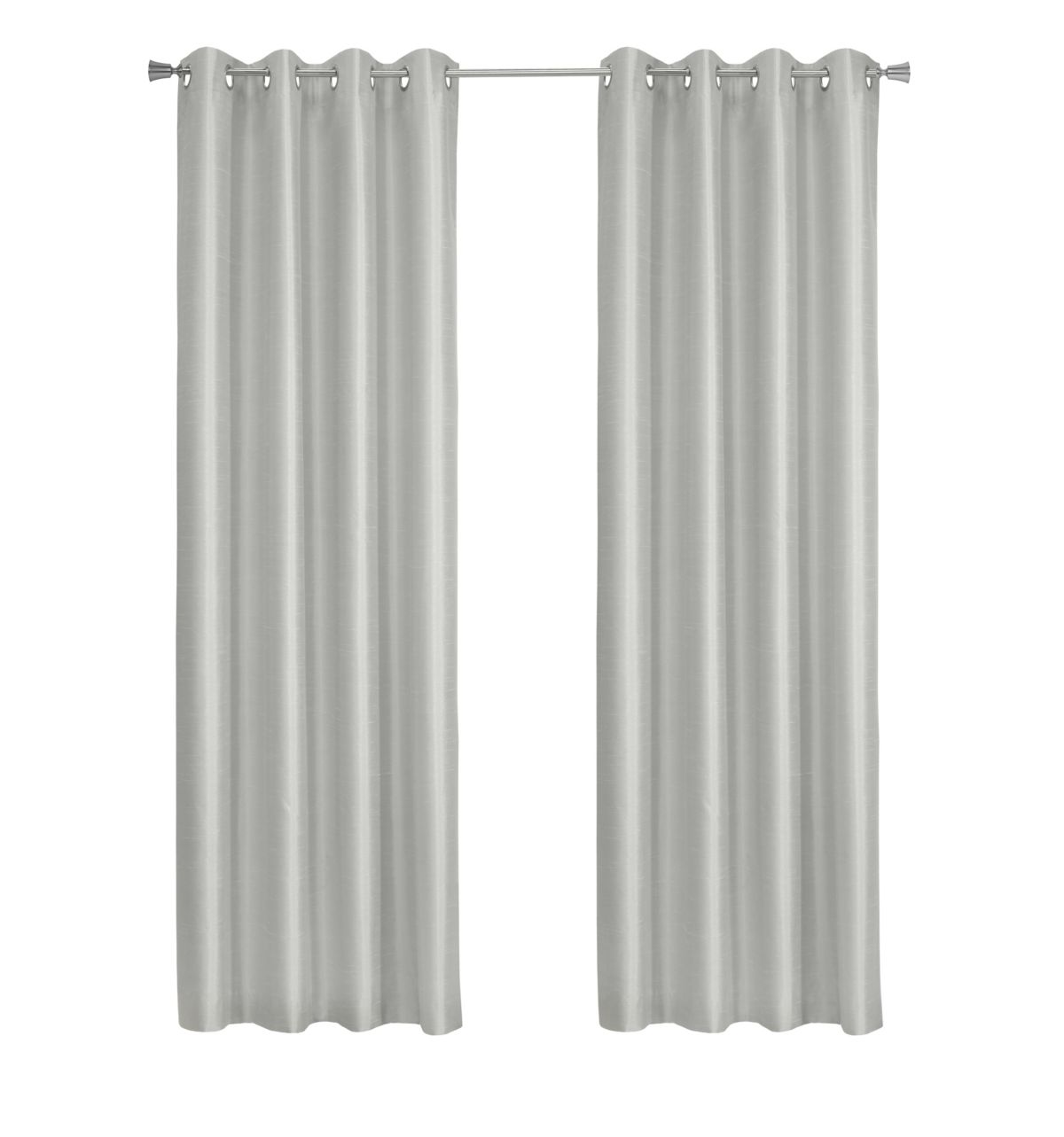 Glacier Blackout Grommet Curtain Panel 52 x 84 in Silver