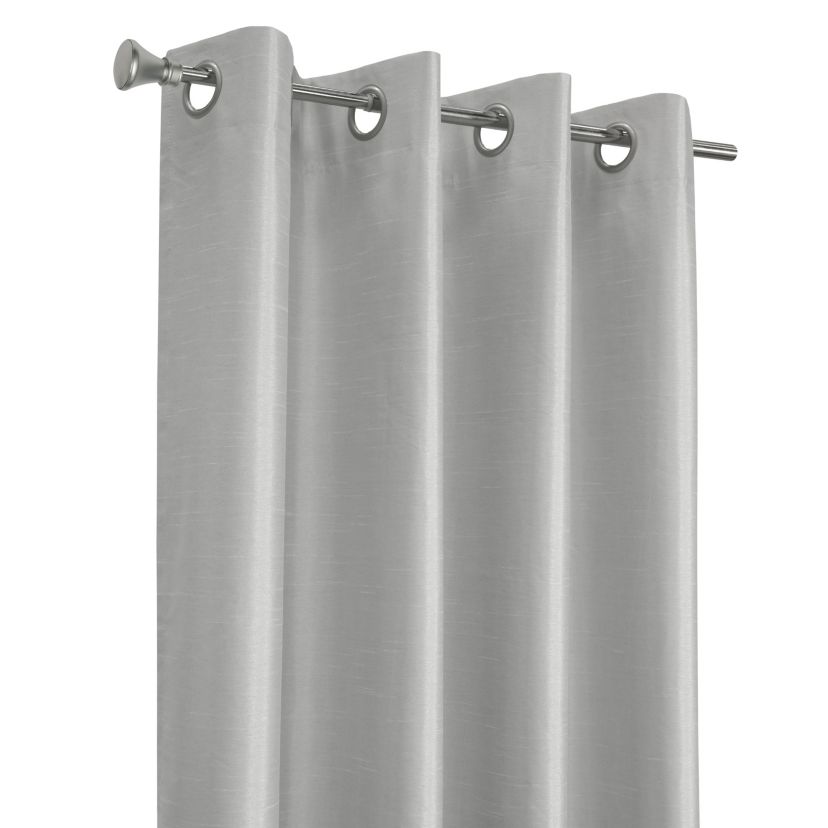 Glacier Blackout Grommet Curtain Panel 52 x 84 in Silver
