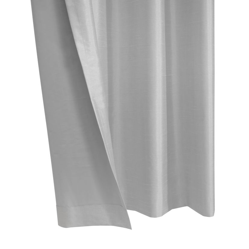 Glacier Blackout Grommet Curtain Panel 52 x 84 in Silver