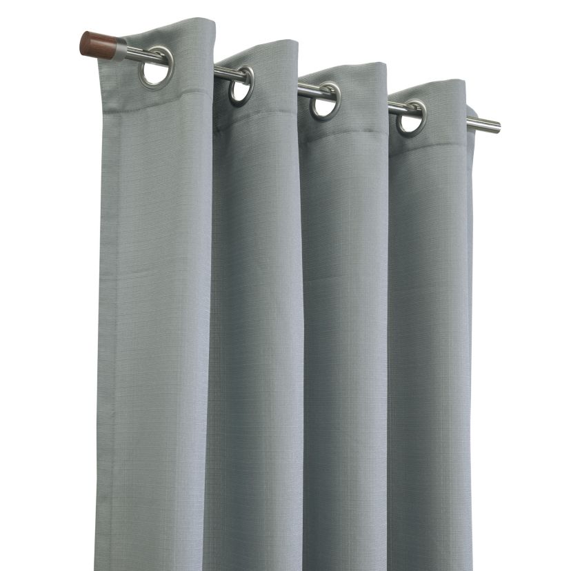 Jamie Light Filtering Grommet Curtain Panel 52 x 95 in Blue