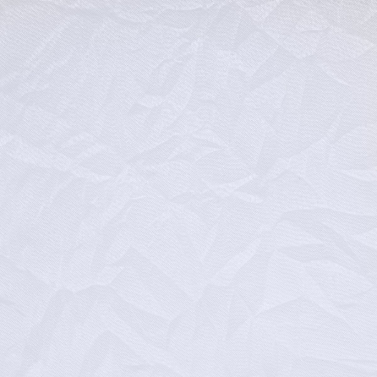 Crushed Sheer Tab Top Curtain Panel 52 x 84 in White