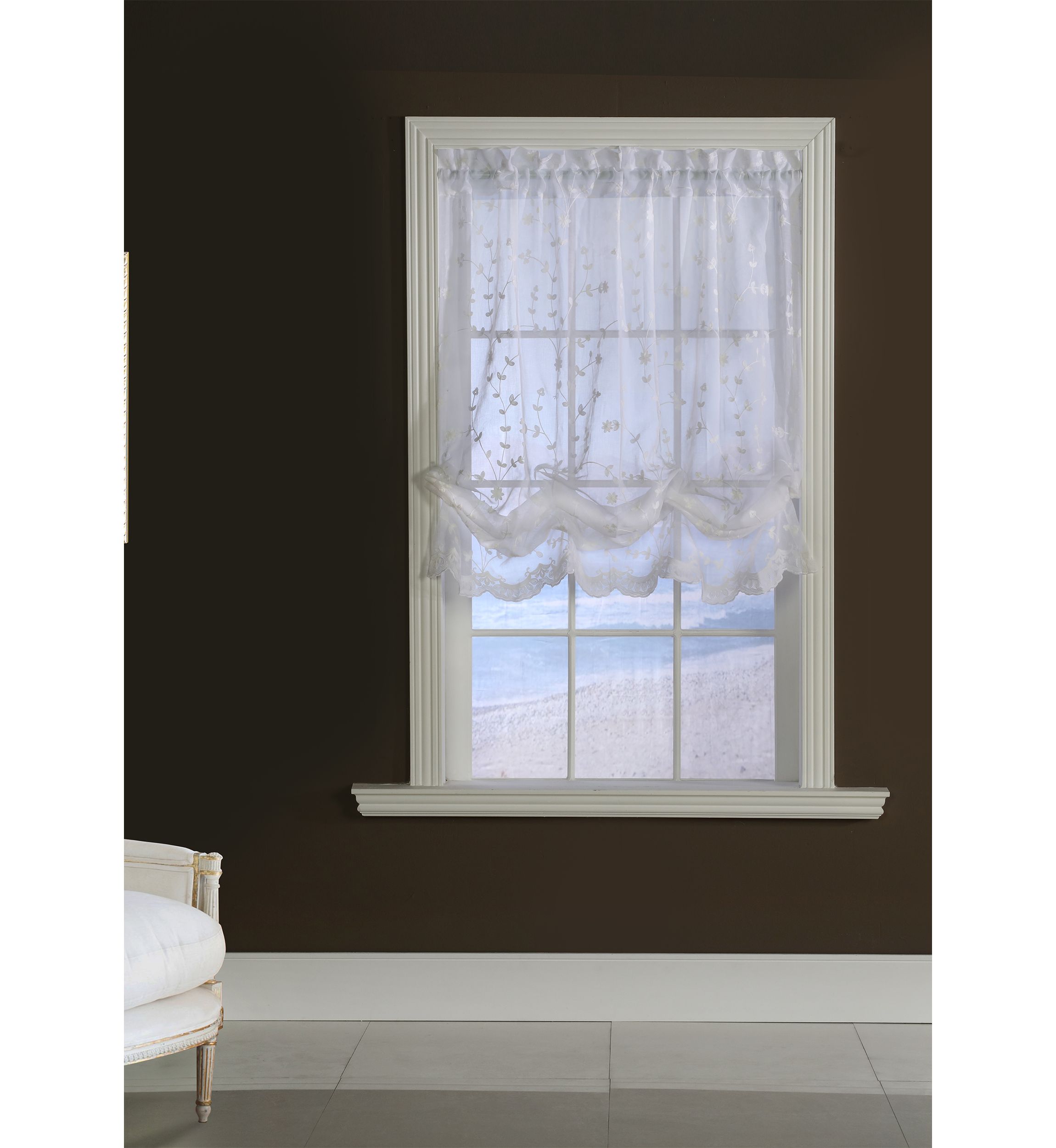 Grandeur Pole Top Balloon Curtain