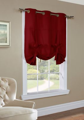 Commonwealth Home Fashions Weathermate Grommet Top Tie Up Curtains