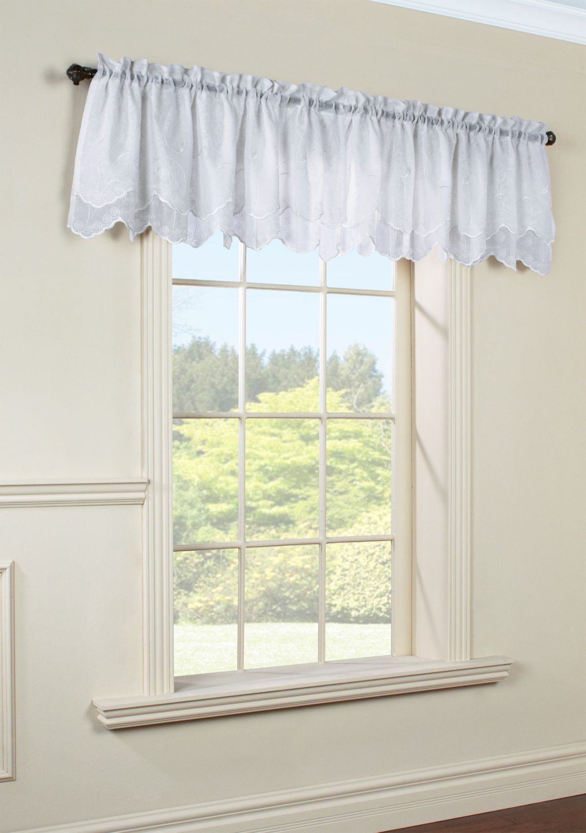 Commonwealth Home Fashions Hathaway Valance Window Panel | Belk