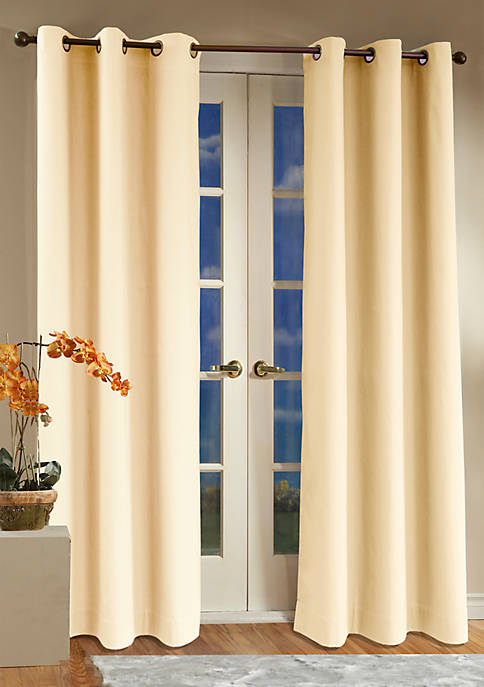 Window Curtains Amp Drapes White Gold Floral Amp More Belk