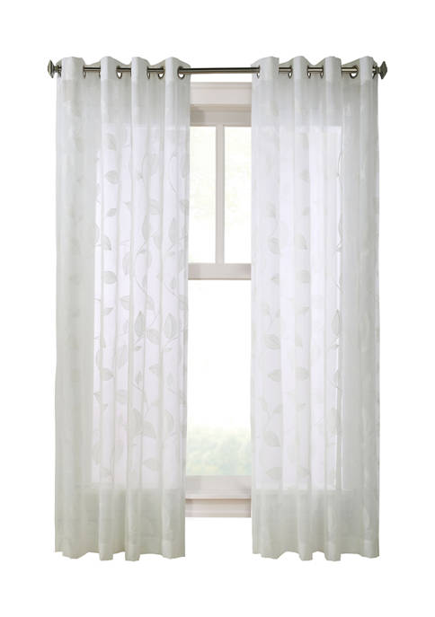 Commonwealth Home Fashions Foliage Grommet Top Curtain Panel