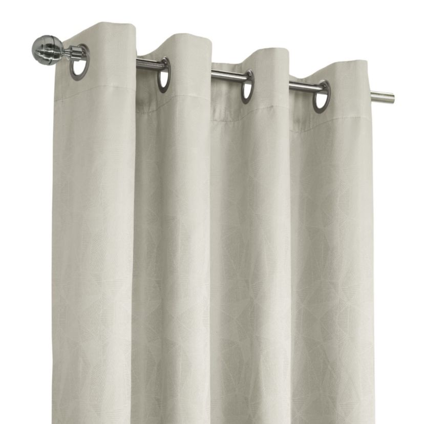 Ethan Blackout Grommet Curtain Panel 52 x 63 in White