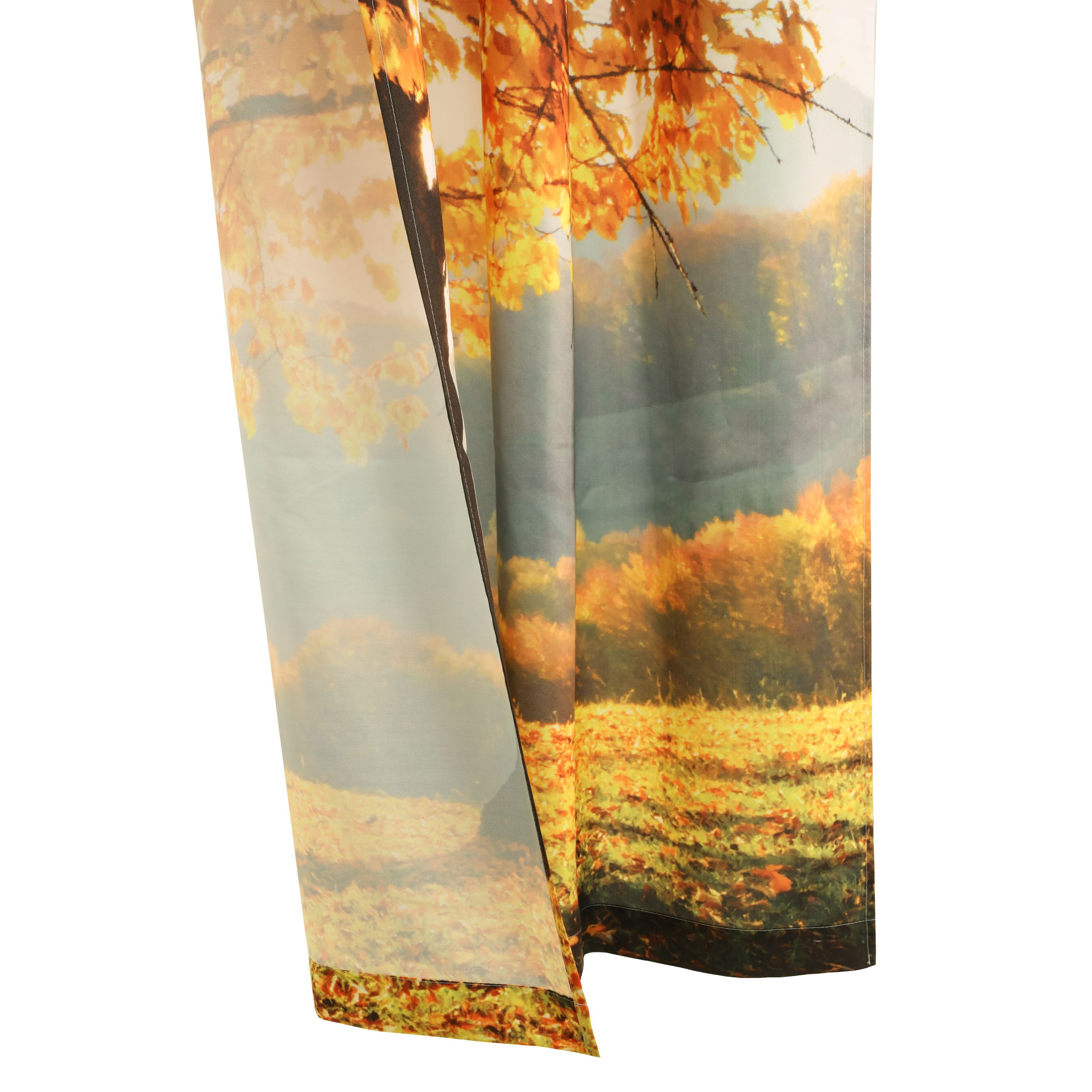 Fall Tree Window Panel Pair
