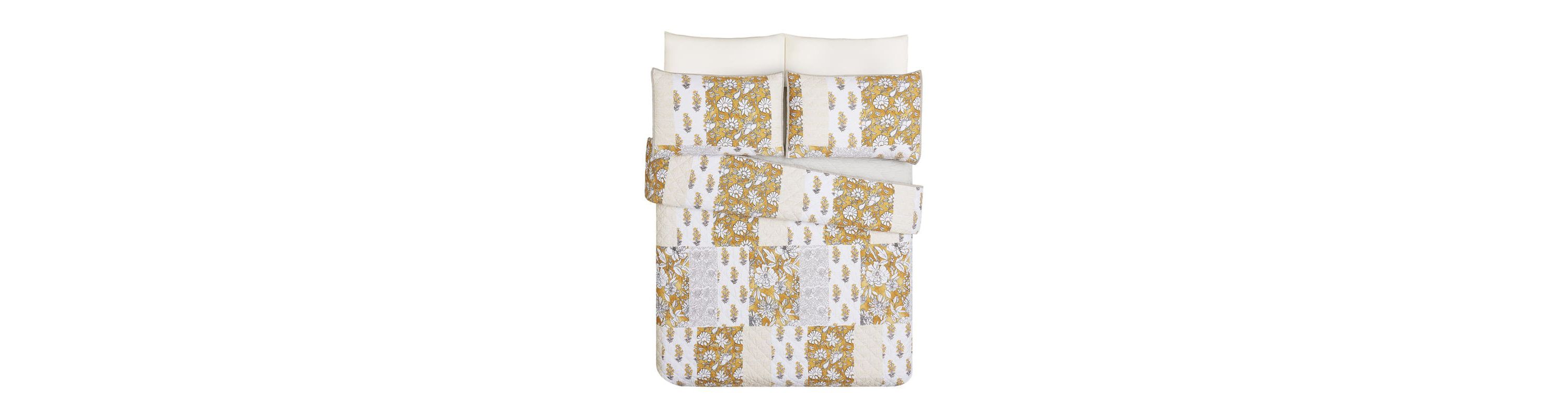 Saffron 3-Piece Quilt Set