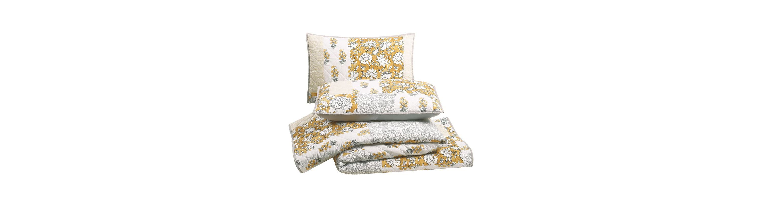 Saffron 3-Piece Quilt Set