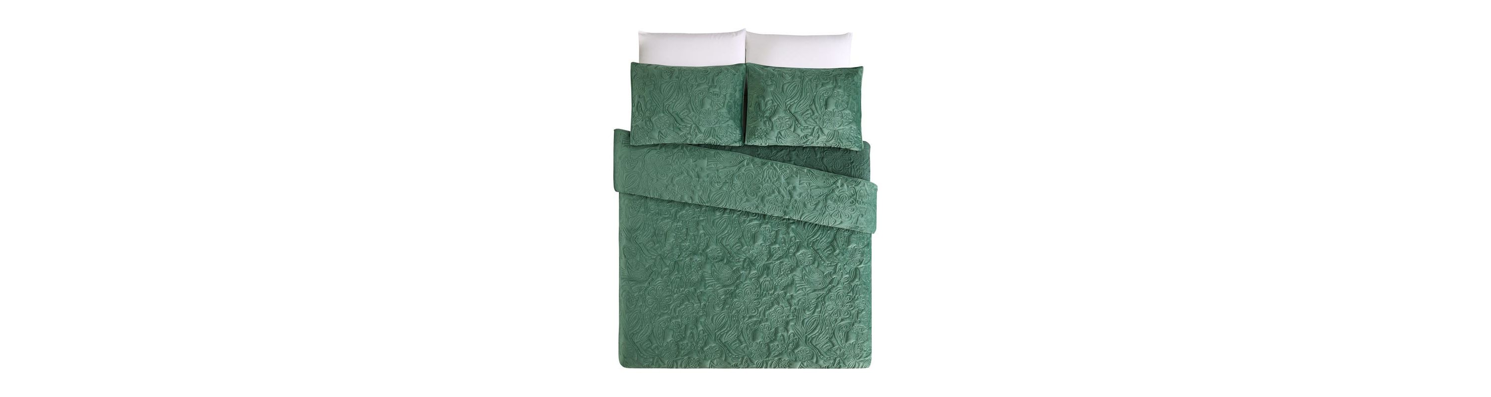 Secret Garden 3-Piece Velvet Quilt Set by Jungalow