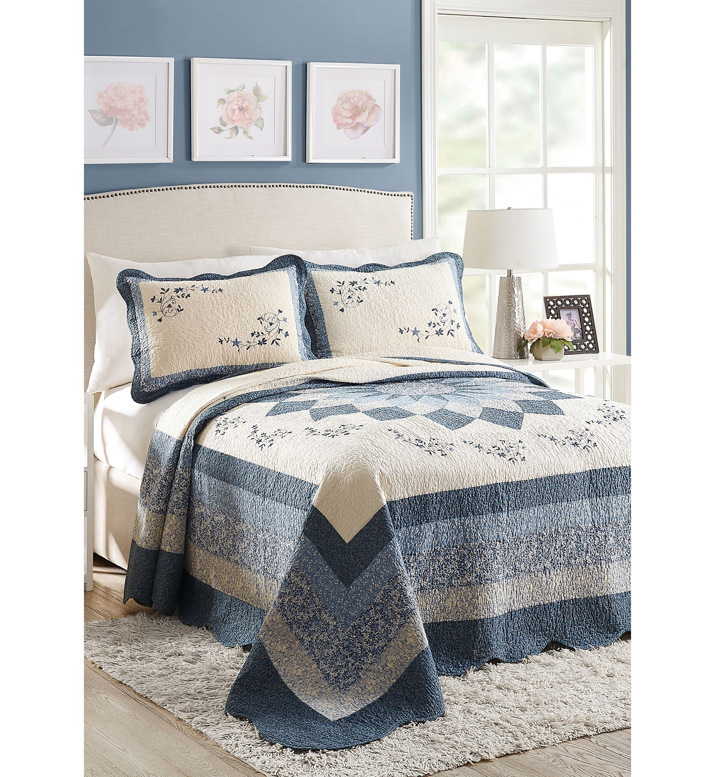 Charlotte Embroidered Bedspread