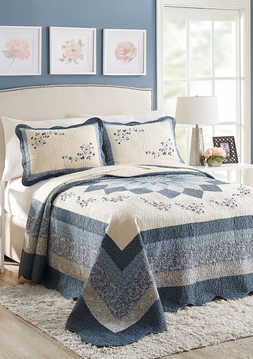 Charlotte Embroidered Bedspread