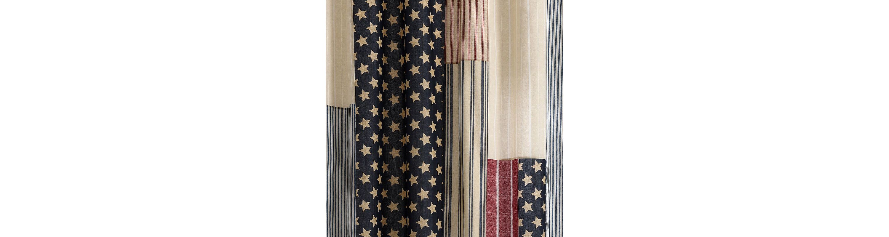 American Patchwork Shower Curtain