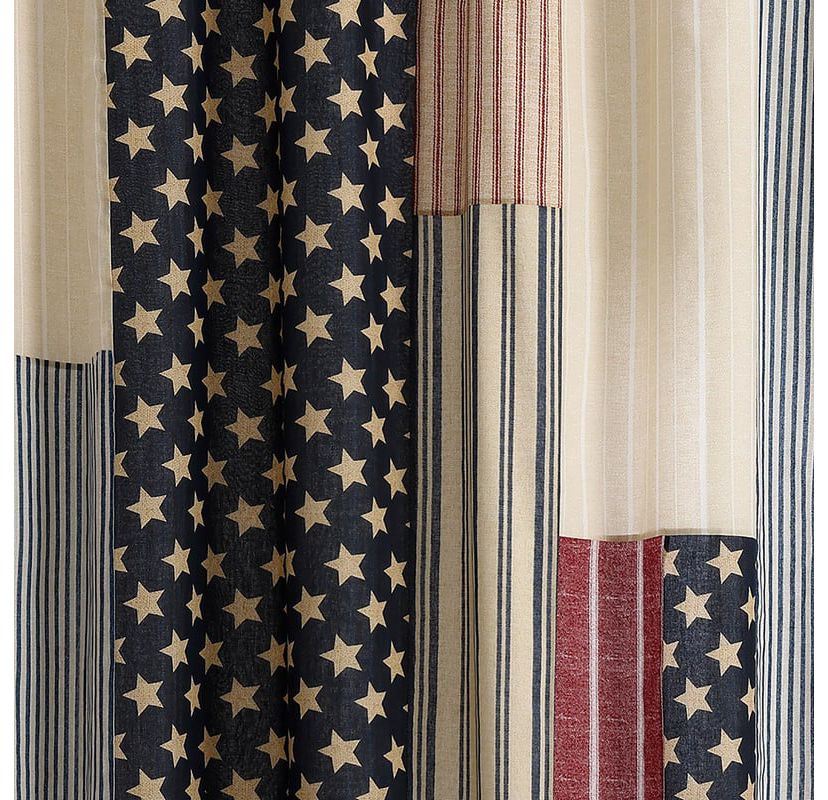 American Patchwork Shower Curtain